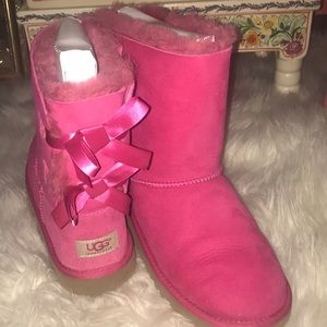 Pink Bailey Bow Uggs